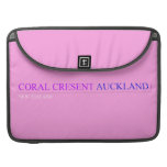 coral cresent  MacBook Pro Sleeves