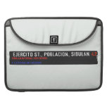  Ejercito st., poblacion, sibulan  MacBook Pro Sleeves