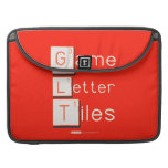 Game
 Letter
 Tiles  MacBook Pro Sleeves