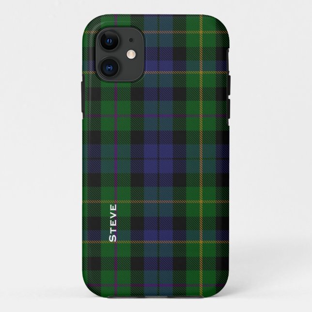 MacBride Clan Tartan Plaid iPhone 5S Case (Back)