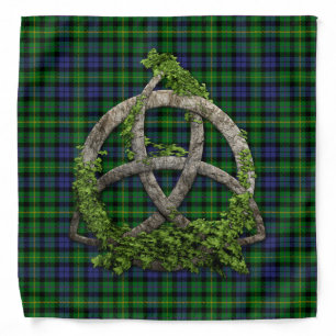 MacBride Tartan And Celtic Trinity Knot Bandana
