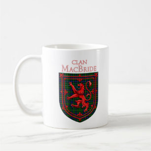 MacBride Tartan Scottish Plaid Lion Rampant Coffee Mug