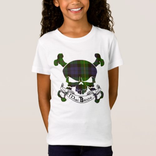 MacBride Tartan Skull T_Shirt