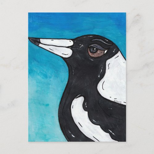 Macca the Magpie Postcard