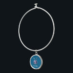 Maccabee Shield And Spears Bangle Bracelet<br><div class="desc">Chag Sameach! A depiction of a Maccabee's shield and two spears. The shield is adorned by a lion and text reading "Yisrael" (Israel) in the Paleo-Hebrew alphabet. English text reading "Maccabee" also appears. The Maccabees were Jewish rebels who freed Judea from the yoke of the Seleucid Empire. Chanukkah is not...</div>