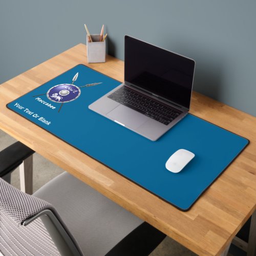 Maccabee Shield And Spears Desk Mat