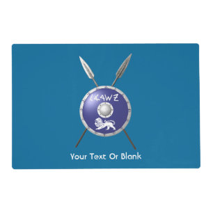 Maccabee Shield And Spears Placemat