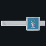 Maccabee Shield And Spears Silver Finish Tie Clip<br><div class="desc">A depiction of a Maccabee's shield and two spears. The shield is adorned by a lion and text reading "Yisrael" (Israel) in the Paleo-Hebrew alphabet. English text "Maccabee" also appears. The Maccabees were Jewish rebels who freed Judea from the yoke of the Seleucid Empire. Chanukkah is not just a mid-winter...</div>