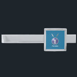 Maccabee Shield And Spears Silver Finish Tie Clip<br><div class="desc">A depiction of a Maccabee's shield and two spears. The shield is adorned by a lion and text reading "Yisrael" (Israel) in the Paleo-Hebrew alphabet. English text "Maccabee" also appears. The Maccabees were Jewish rebels who freed Judea from the yoke of the Seleucid Empire. Chanukkah is not just a mid-winter...</div>