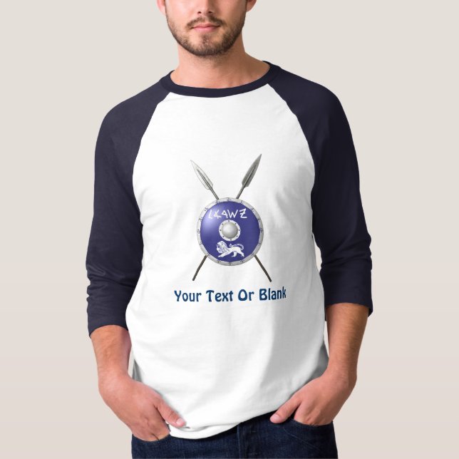 Maccabee Shield And Spears T-Shirt (Front)