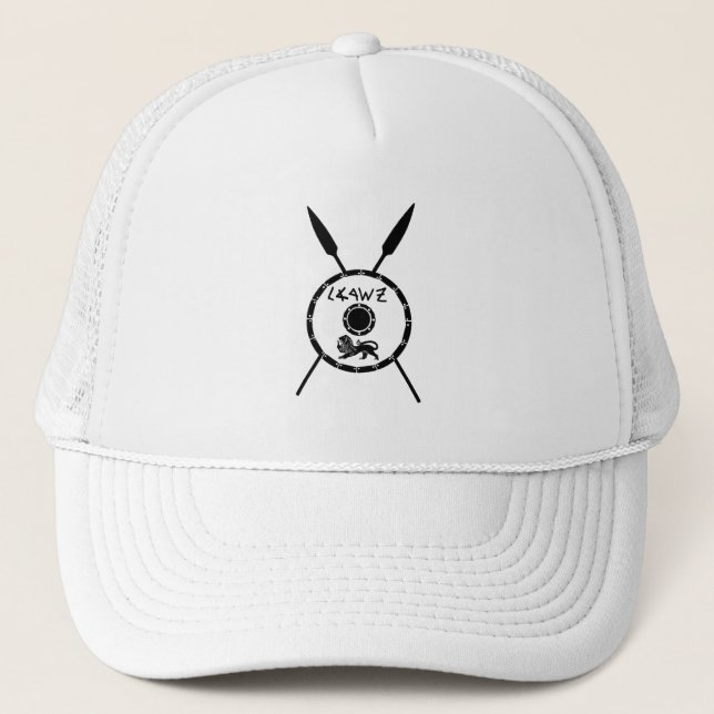 Maccabee Shield And Spears Trucker Hat (Front)