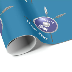 Maccabee Shield And Spears Wrapping Paper