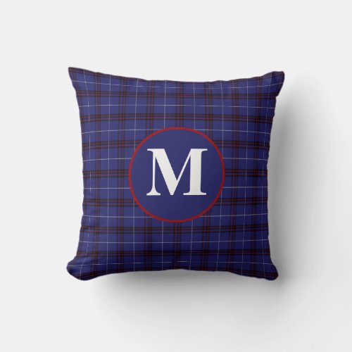 MacCallie Clan Tartan Plaid  Throw Pillow