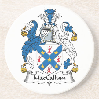 MacCallum Family Crest Drink Coaster