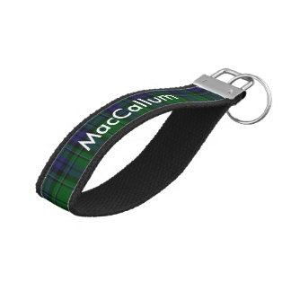 MacCallum Tartan Plaid Wrist Key Chain