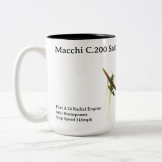 Macchi C.200 Saetta airplane mug