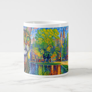 Macchi on the Square Giant Coffee Mug