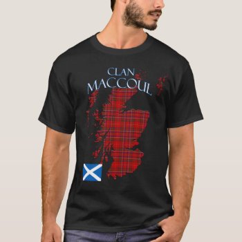 Maccoul Scottish Clan Tartan Scotland T-shirt by thecelticflame at Zazzle
