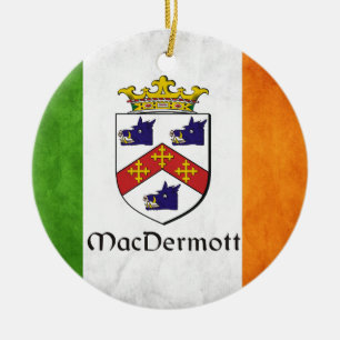 MacDermott Irish Ceramic Ornament