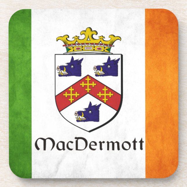 MacDermott Irish Coaster (Front)