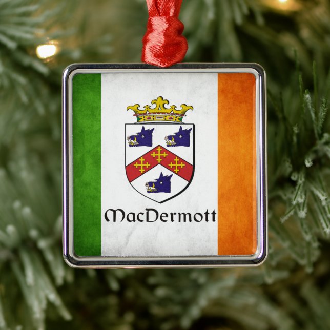 MacDermott Irish Metal Ornament (Tree)