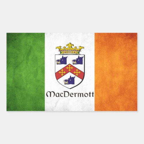 MacDermott Irish Rectangular Sticker