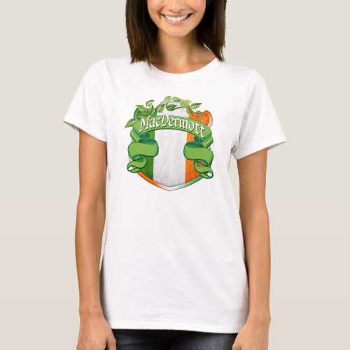 MacDermott Irish Shield T_Shirt