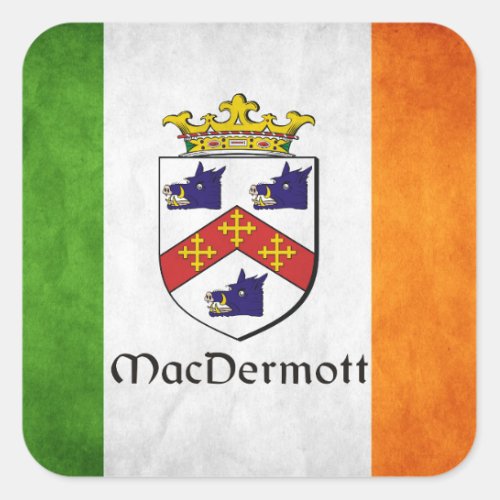 MacDermott Irish Square Sticker