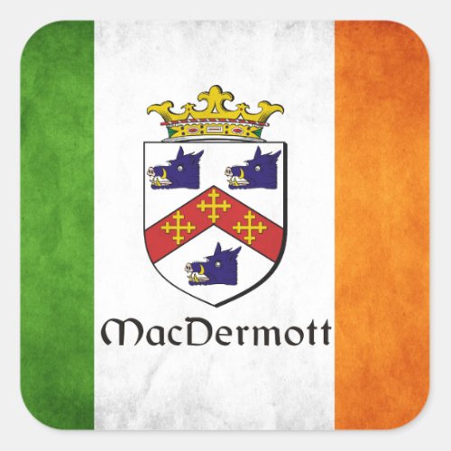 MacDermott Irish Square Sticker