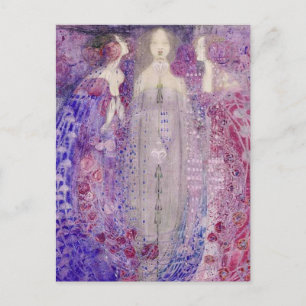 MacDonald Art Nouveau The Three Perfumes Postcard