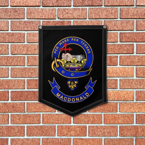 MacDonald Clan Badge Banner   Pennant