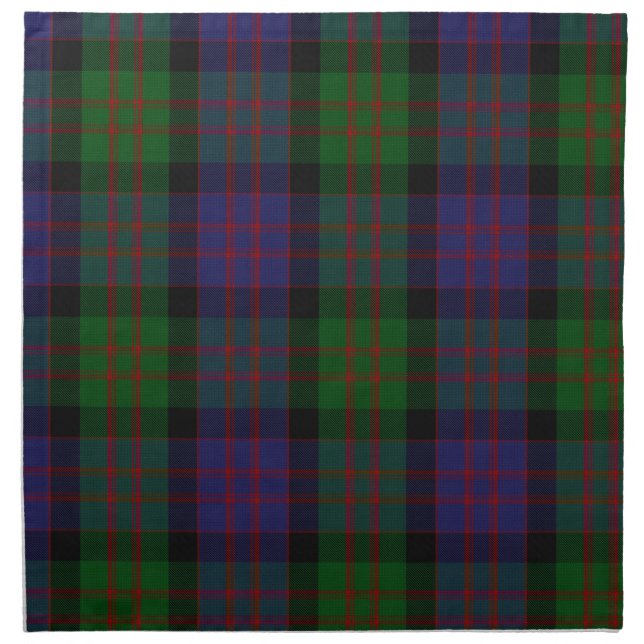 MacDonald Clan Tartan Cloth Napkin (Front)