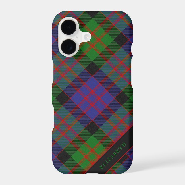 MacDonald Clan Tartan Plaid Device Guard Case-Mate iPhone Case (Back)