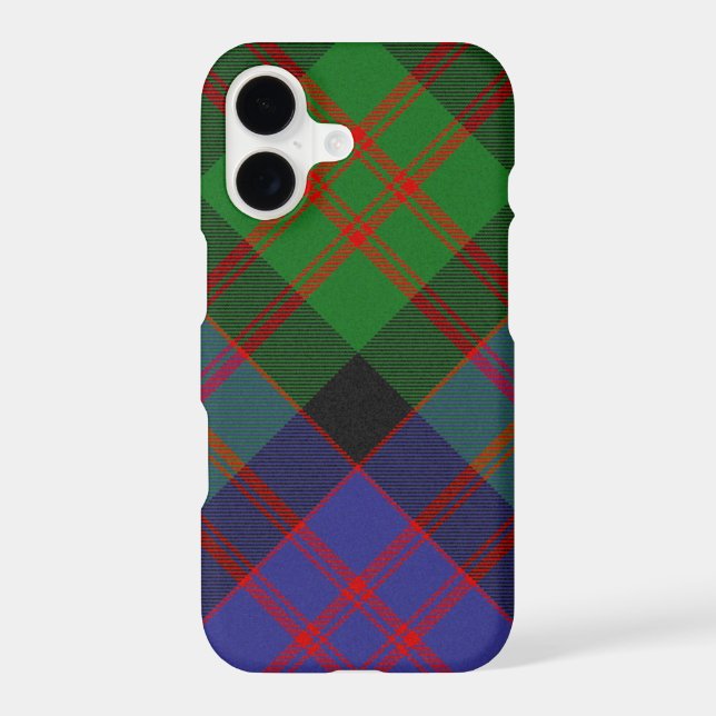 MacDonald Clan Tartan Plaid Pattern iPhone Case (Back)
