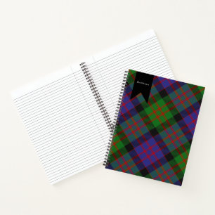 MacDonald Clan Tartan Scottish Plaid Notebook