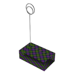 MacDonald Clan Tartan Scottish Plaid Place Card Holder