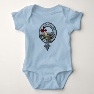 MacDonald Donald Crest Badge Baby Bodysuit