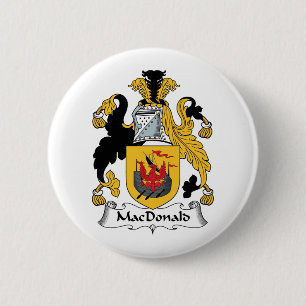 MacDonald Family Crest Pinback Button