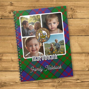MacDonald Family Photo Collage Notebook
