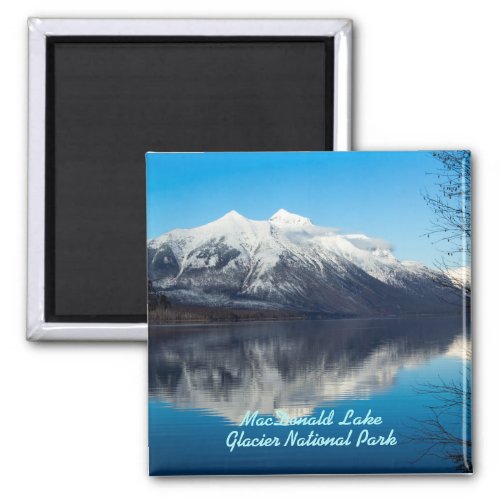 MacDonald Lake Glacier National Park Magnet