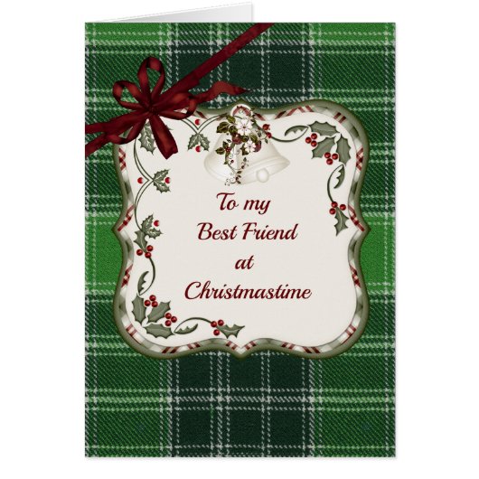 MacDonald Lord of the Isle Tartan Christmas Friend (Front)