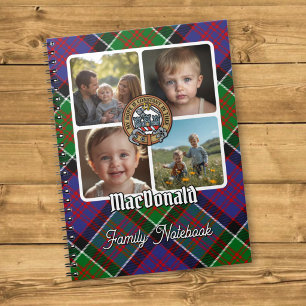 MacDonald of Clanranald Family Photo Collage Notebook