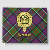 MacDonald of Clanranald Family Reunion Foil Guest Book