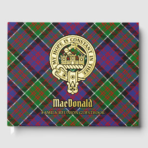 MacDonald of Clanranald Family Reunion Foil Guest Book