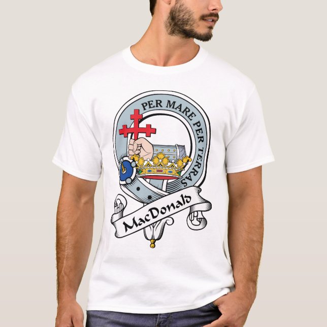 MacDonald of Donald Clan Badge T-Shirt (Front)