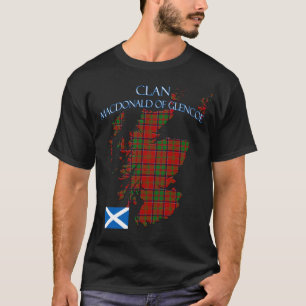 MacDonald of Glencoe Scottish Clan Tartan Scotland T-Shirt