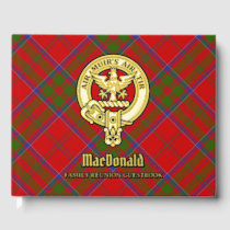 MacDonald of Keppoch Family Reunion Foil Guest Book