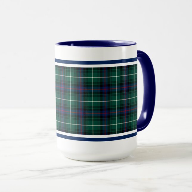 MacDonald of the Isles Clan Tartan Mug (Front Right)