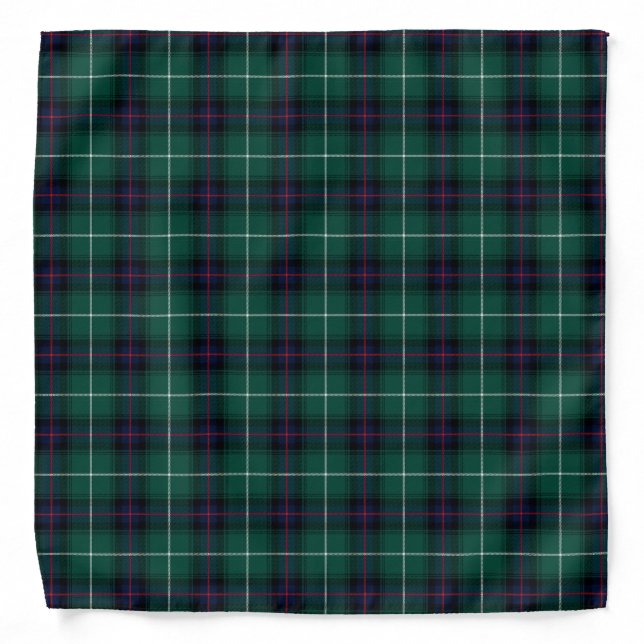 MacDonald of the Isles Tartan Plaid Pattern Bandana (Front)