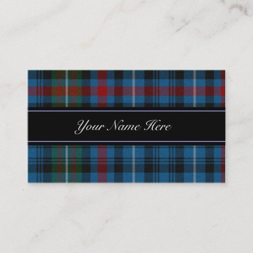 MacDonald Scottish Tartan Plaid Business Card